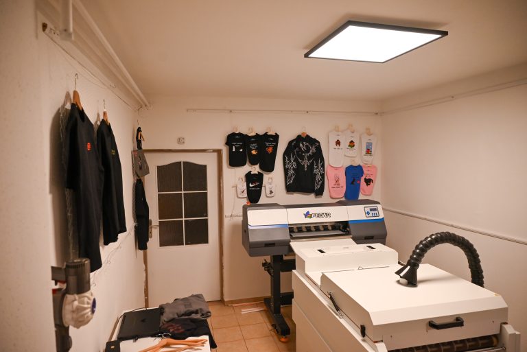 Custom apparel print service